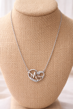 Load image into Gallery viewer, π Mom Heart Necklace β Meaningful Gift for Her